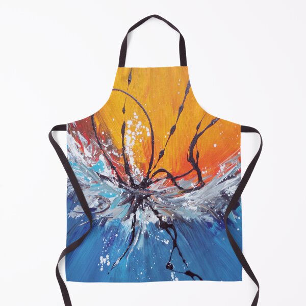 Item preview, Abstract painting water and fire. designed and sold by koalas1414.