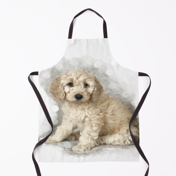 Item preview, Cockerpoo Cockapoo Watercolour and Bokeh Portrait designed and sold by OByD.