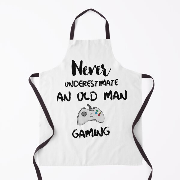 Item preview, Never Underestimate An Old Man Gaming designed and sold by DiscGolfTees.