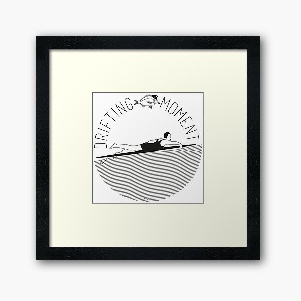 Drifting moment disego Framed Art Print