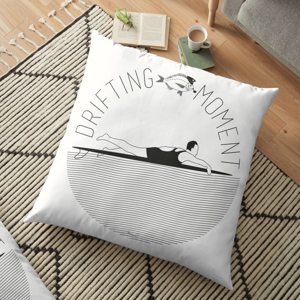 Drifting moment disego Floor Pillow