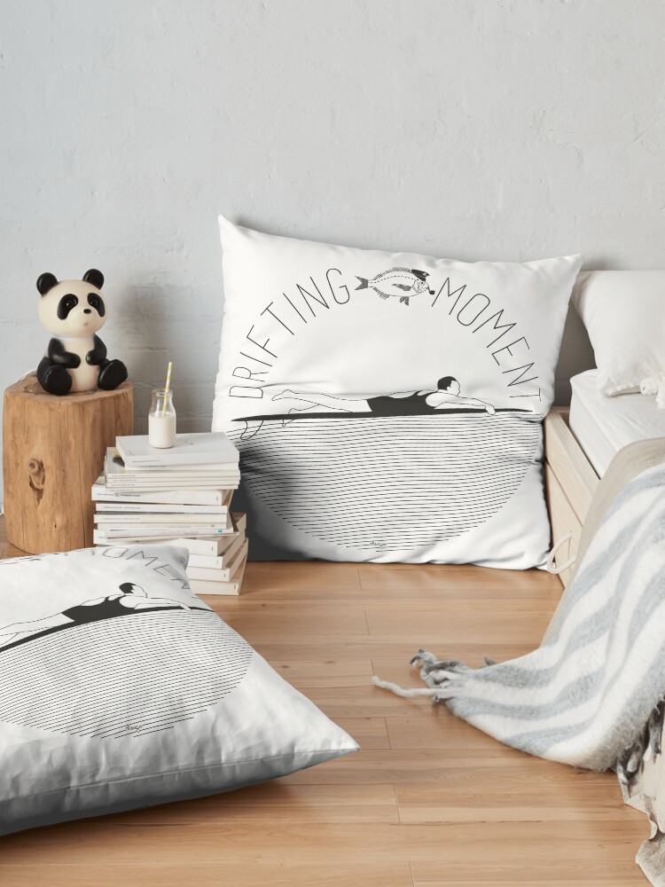 Alternate view of Drifting moment disego Floor Pillow