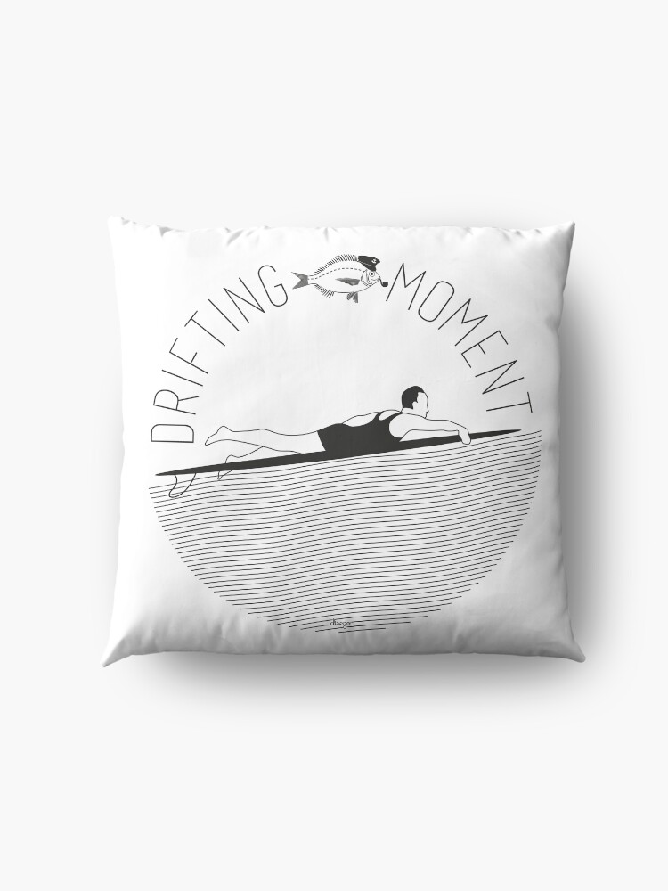 Alternate view of Drifting moment disego Floor Pillow