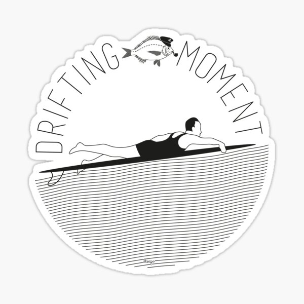 Drifting moment disego Sticker