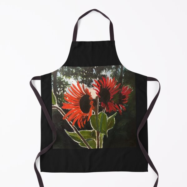 Item preview, Red Sunflowers in the Sun designed and sold by Blandine Broomfield.