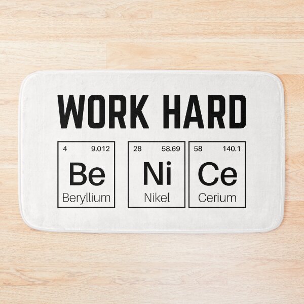 Item preview, Work hard be nice Motivational quote for work designed and sold by designandclouds.