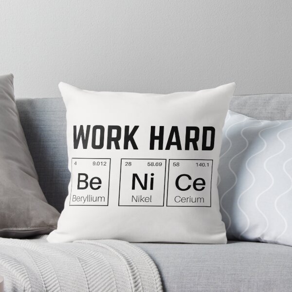 Item preview, Work hard be nice Motivational quote for work designed and sold by designandclouds.