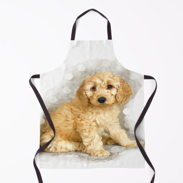Item preview, Cockerpoo Cockapoo Watercolour and Bokeh Portrait designed and sold by OByD.