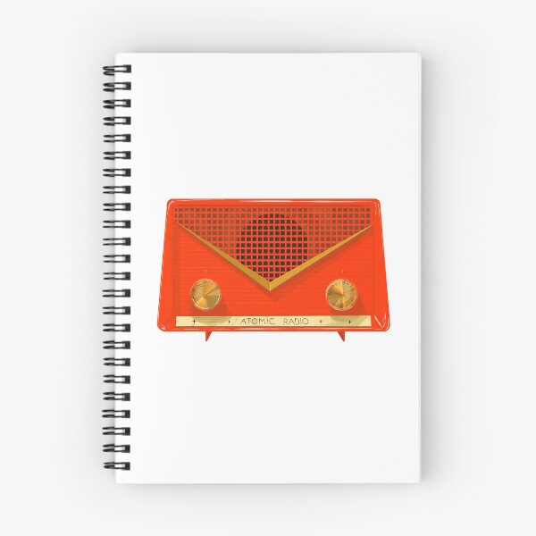 Item preview, Vintage Red Atomic Radio designed and sold by jenbucheli.