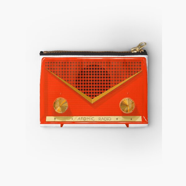 Item preview, Vintage Red Atomic Radio designed and sold by jenbucheli.