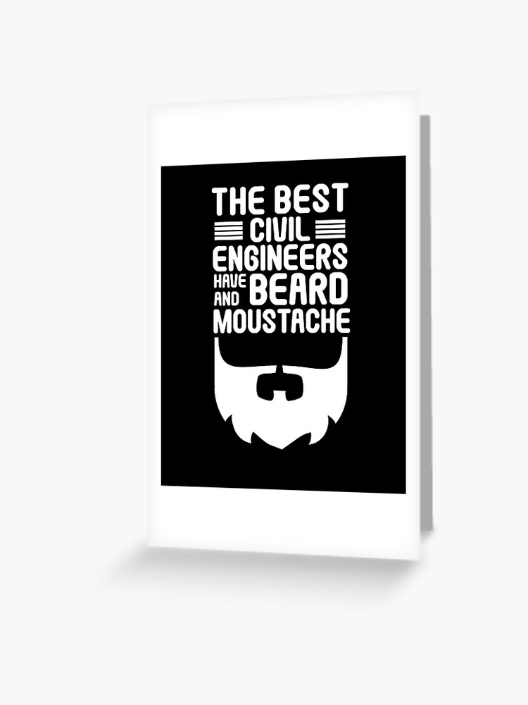 Carte de vœux for Sale avec l'œuvre « Idée cadeau drôle, les meilleurs  ingénieurs en mécanique ont la moustache, pour homme, homme, papa, oncle,  père, grand-papa, ingénieurs » de l'artiste ZamaCreative