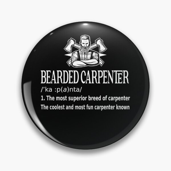 Item preview, Bearded Carpenter Funny Lumberjack Woodworker  designed and sold by BestUncommonTee.