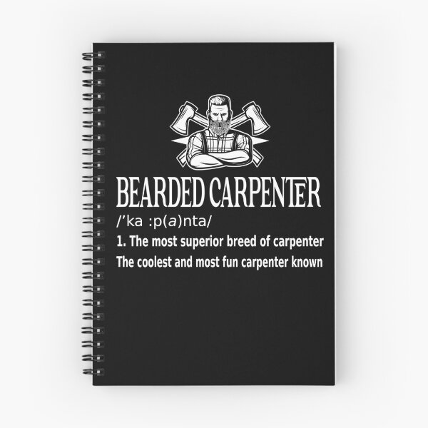Item preview, Bearded Carpenter Funny Lumberjack Woodworker  designed and sold by BestUncommonTee.
