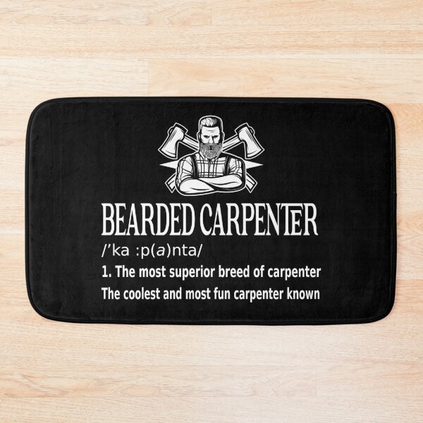 Item preview, Bearded Carpenter Funny Lumberjack Woodworker  designed and sold by BestUncommonTee.