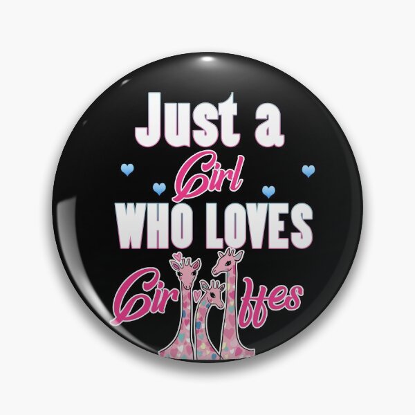 Item preview, Just a Girl who  Loves Giraffes Souvenirs designed and sold by Nzgiftsandmore.