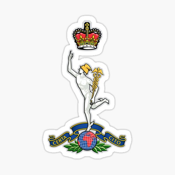 "ROYAL CORPS OF SIGNALS" Sticker By WOOFANG | Redbubble