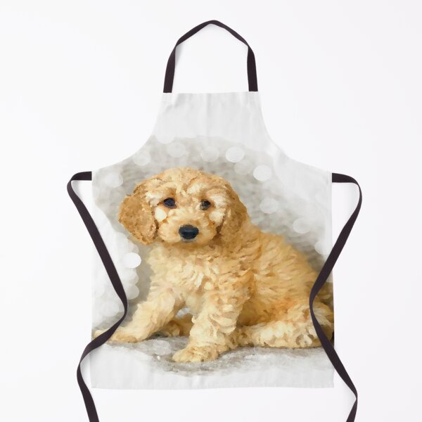 Item preview, Cockerpoo Cockapoo Watercolour and Bokeh Portrait designed and sold by OByD.