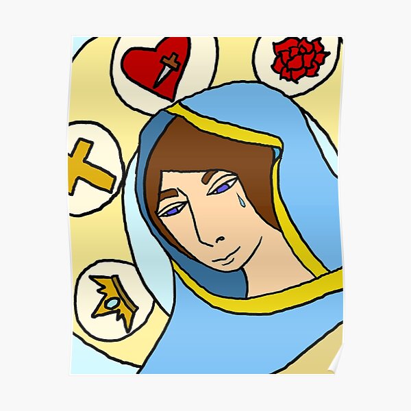 "Crying Maria" Poster for Sale by BigMattArts Redbubble