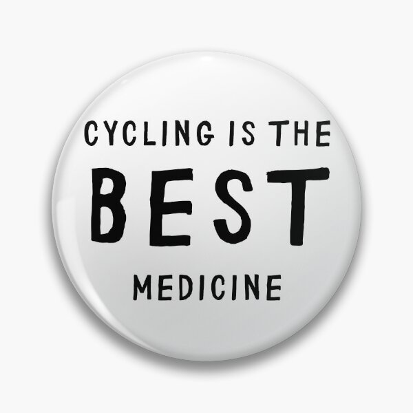 Item preview, Cycling is the best medicine. designed and sold by TheGreenGoat.