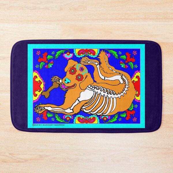 Item preview, Day of the Dead Golden Retriever designed and sold by M. E.  Bilisnansky McMorrow.