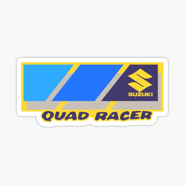Item preview, 1980's Suzuki Quad Racer Reproduction Print  designed and sold by VMXtshirts.