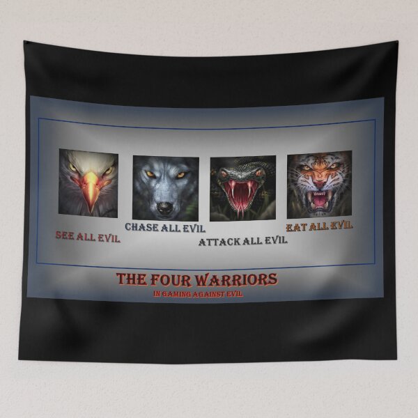 Item preview, FOUR WARRIORS OF GAMING designed and sold by THE AMERICAN TEEVANGELIST.