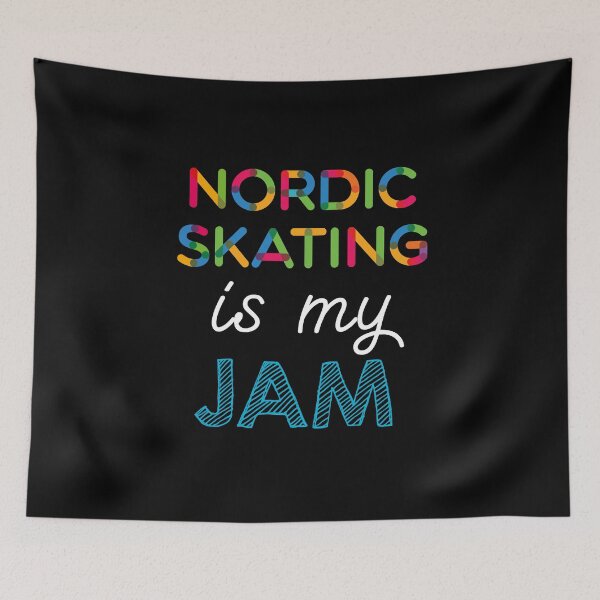Artikelvorschau, Nordic Skating ist mein Jam. Lustiges Nordic Skating Design entworfen und verkauft von Custom365.