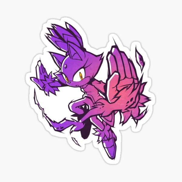 Metal Sonic Holo Vinyl Stickers -  Sweden