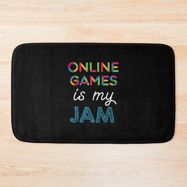 Item preview, Online Games is my Jam. Funny Online Games Design designed and sold by Custom365.