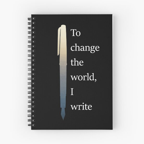 Item preview, To change the world, I write designed and sold by JDJDesign.