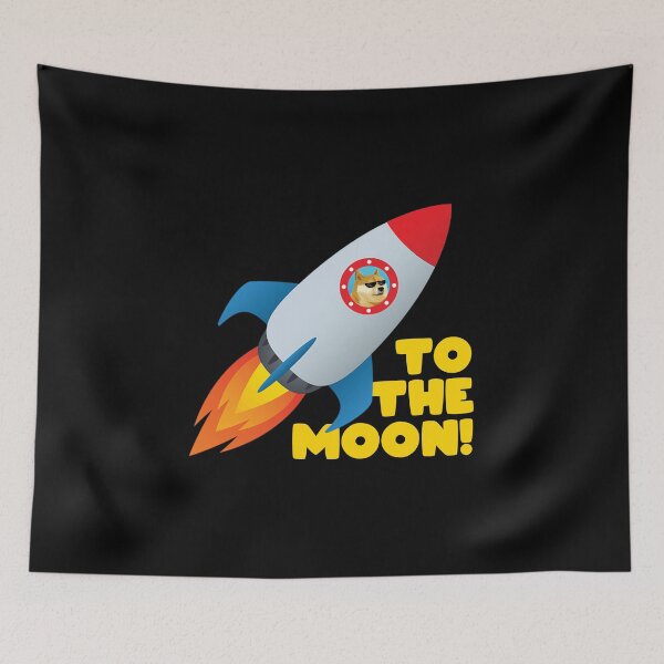 Item preview, Doge To The Moon! Meme designed and sold by Altohombre.