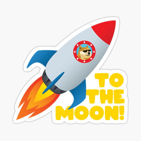 Item preview, Doge To The Moon! Meme designed and sold by Altohombre.
