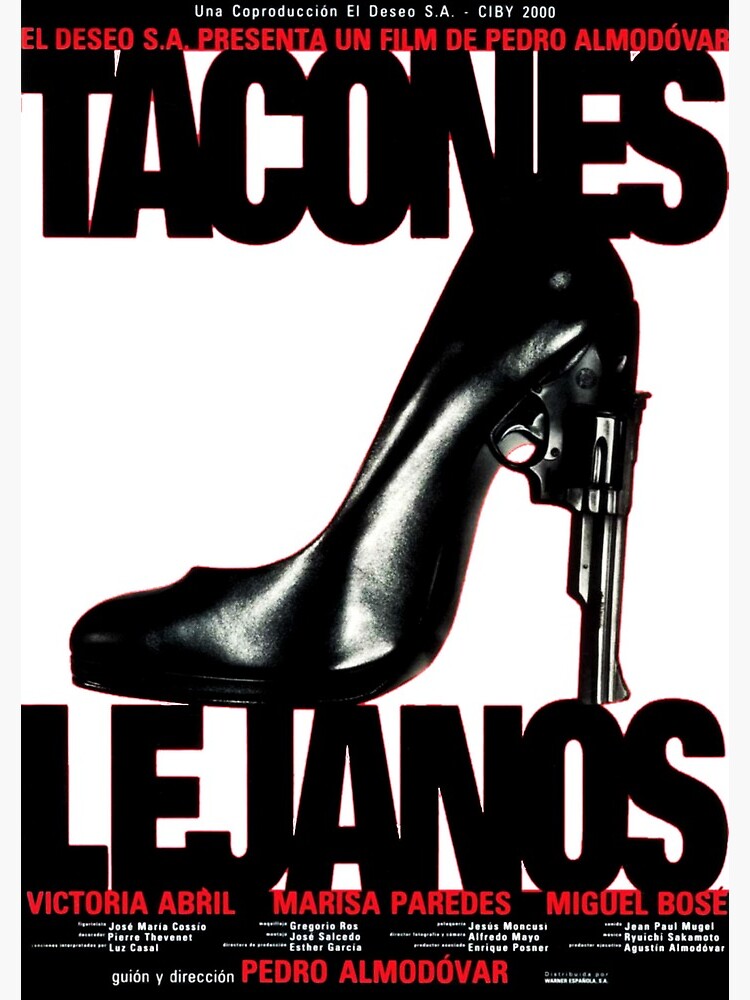 Poster Talons Aiguilles Almodovar Affiche TALONS AIGUILLES