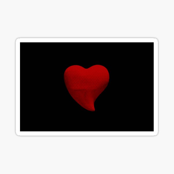 Coeur Rouge Sticker