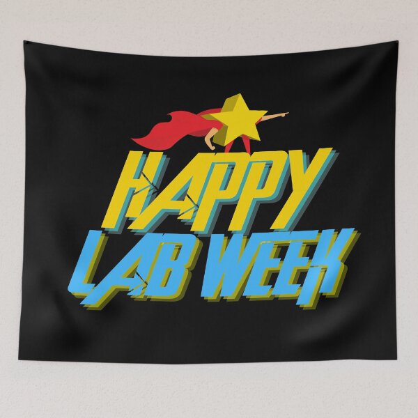 Item preview, HAPPY LAB WEEK STAR MEDICAL LABORATORY SCIENTIST  designed and sold by Hippiesole.