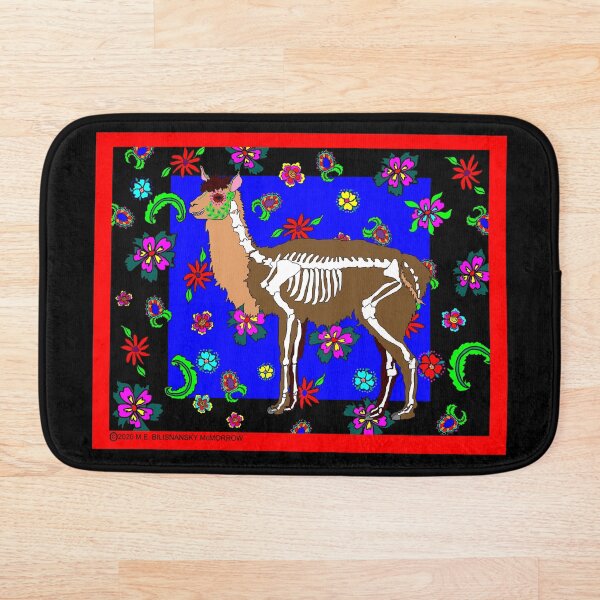 Item preview, Day of the Dead Llama designed and sold by M. E.  Bilisnansky McMorrow.