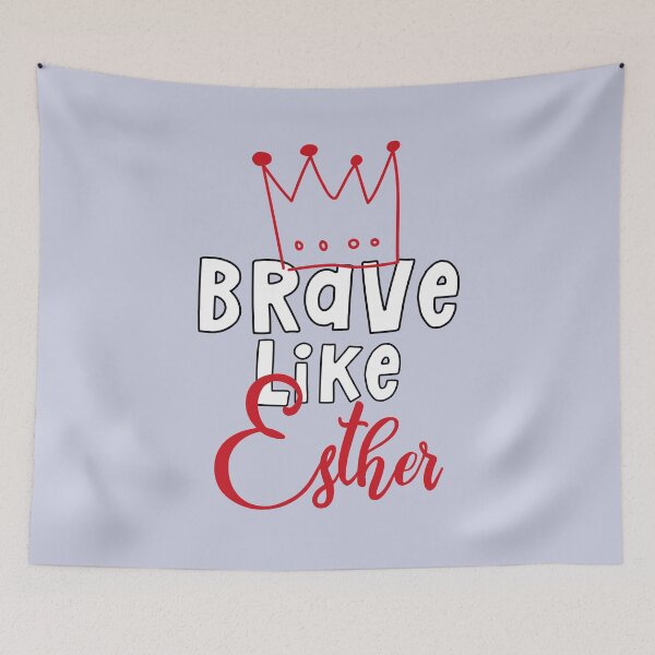 Item preview, Brave Like Esther Purim Inspirational Art designed and sold by Amber Dove Studio.