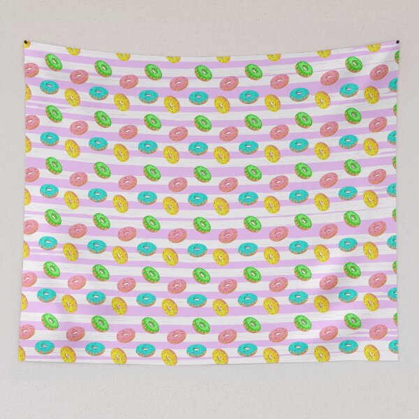 Item preview, Colorful Donuts Pattern designed and sold by Lizzamour.