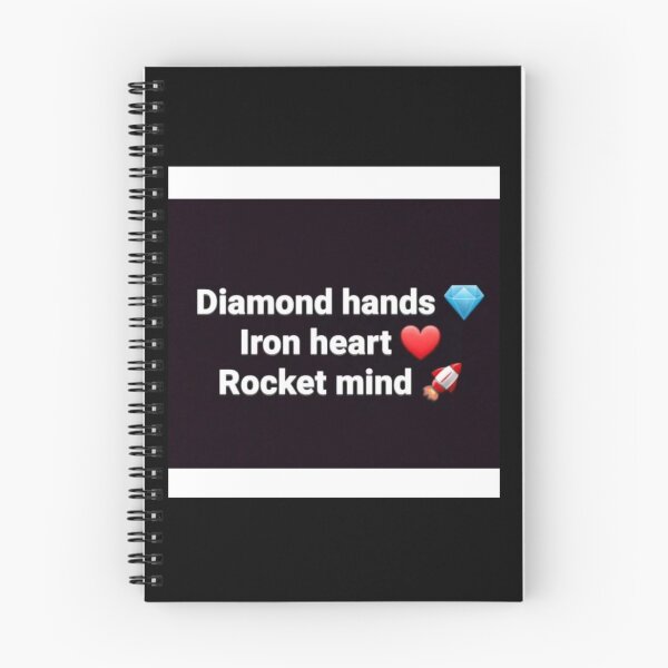 Item preview, Diamond Hands Iron Heart Rocket Mind designed and sold by DankDreamz.