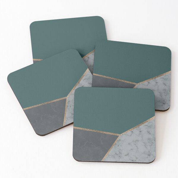 Item preview, Geometric gold marble pattern 03 designed and sold by MamSelle.