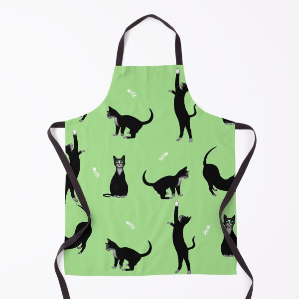 Item preview, Cat Poses - Green designed and sold by Kittys-Art.