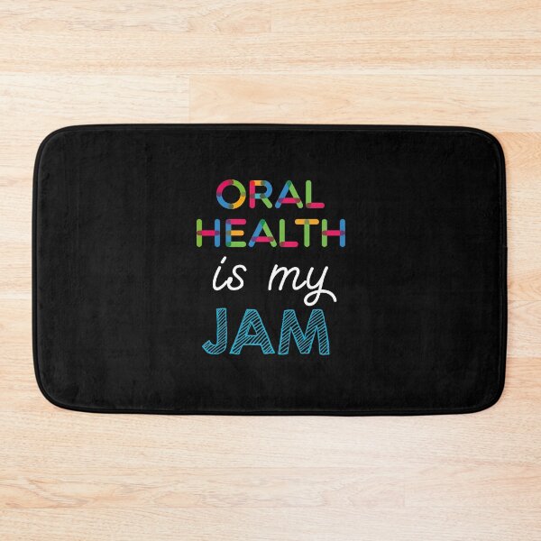 Item preview, Oral Health is my Jam. Funny Oral Health Design designed and sold by Custom365.