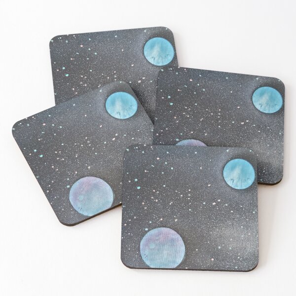 Item preview, Spaced Out - Blue Twin Beds designed and sold by RazberryPatch.