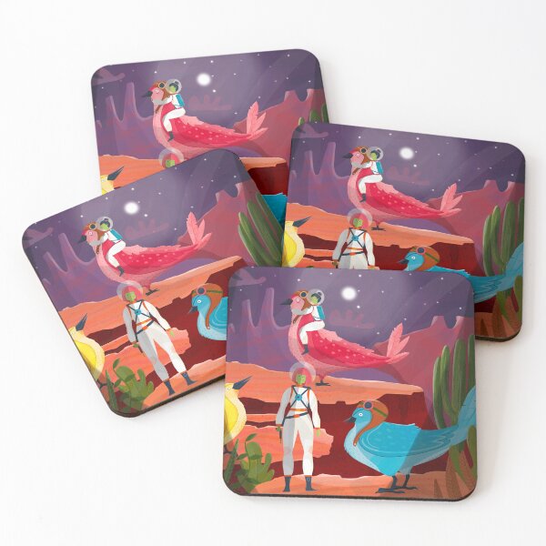 Item preview, Space Birds designed and sold by zuzuwonderland.