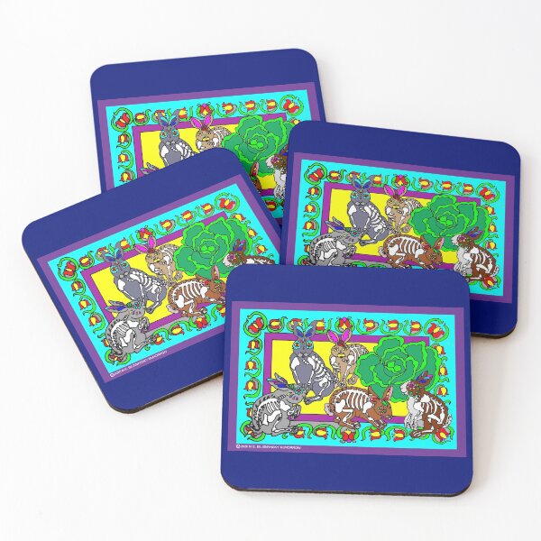 Item preview, Day of the Dead Bunnies designed and sold by M. E.  Bilisnansky McMorrow.