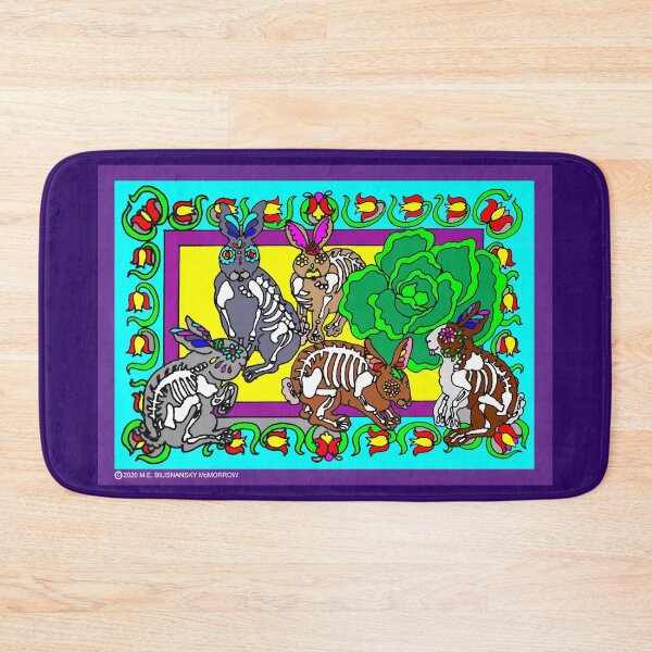 Item preview, Day of the Dead Bunnies designed and sold by M. E.  Bilisnansky McMorrow.