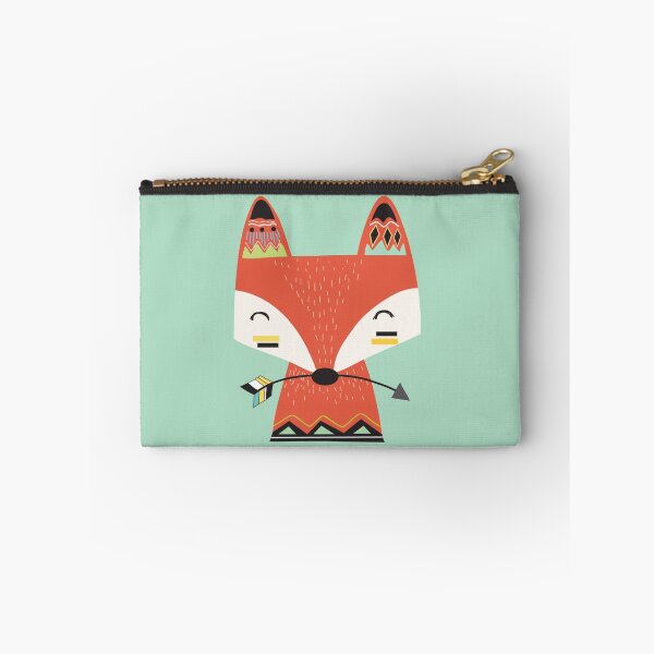 Item preview, Tribal Red Fox Cartoon Animals designed and sold by peacockcards.
