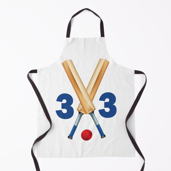 Item preview, Cricket number 33 - thirty three with bats and ball designed and sold by AllShirts21.