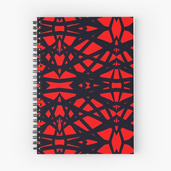 Item preview, Grid mesh lines stripes red black designed and sold by tada-leipzig.