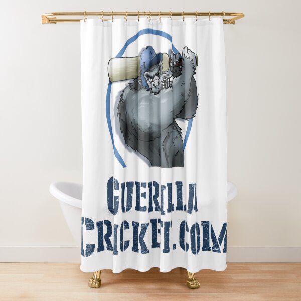 Guerilla Logo Vertical Shower Curtain